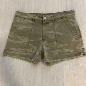 Sanctuary Cut Off Camo Short